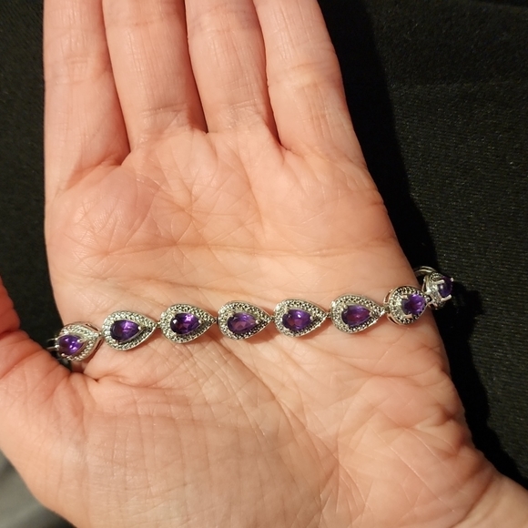 Amethyst bracelet - Picture 2 of 3